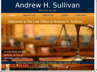 ANDREW SULLIVAN website screenshot