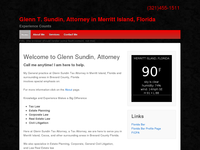 GLENN SUNDIN website screenshot