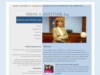SUSAN HUETTNER website screenshot