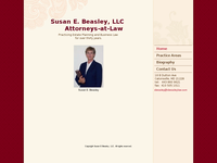 SUSAN BEASLEY website screenshot