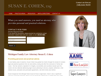 SUSAN COHEN website screenshot