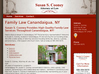 SUSAN COONEY website screenshot
