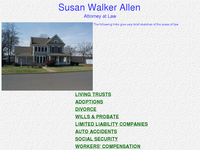 SUSAN WALKER ALLEN website screenshot