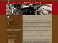 SUSANNAH BROWN website screenshot