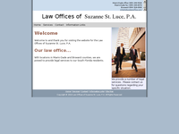 SUZANNE ST LUCE website screenshot