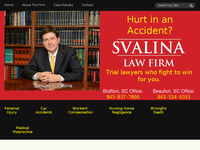 SAMUEL SVALINA website screenshot