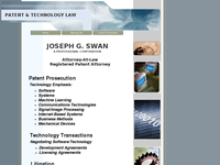 JOSEPH SWAN website screenshot