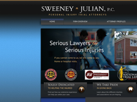 JULIAN SWEENEY website screenshot