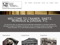 JAMES SWETZ website screenshot