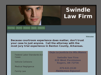 KEN SWINDLE website screenshot