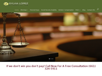 SYLVIA LOPEZ website screenshot