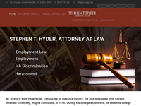 STEPHEN TALBERT HYDER website screenshot