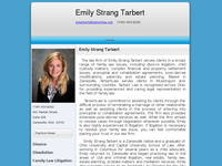 EMILY TARBERT website screenshot