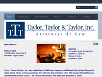 HAYWARD TAYLOR IV website screenshot