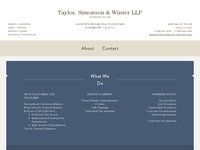 MARSHALL TAYLOR website screenshot