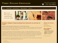 TERRY GRINNALDS website screenshot