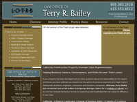 TERRY BAILEY website screenshot