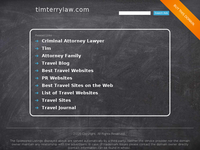 TIMOTHY TERRY website screenshot