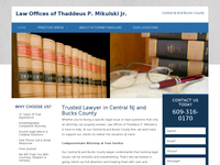 THADDEUS MIKULSKI website screenshot