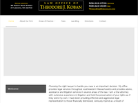 THEODORE KOBAN website screenshot