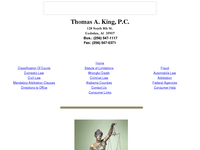 THOMAS KING website screenshot
