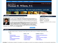 THOMAS WILSON website screenshot