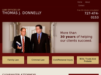 THOMAS DONNELLY website screenshot