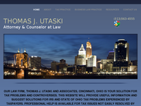 THOMAS UTASKI website screenshot