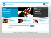 THOMAS JONES website screenshot