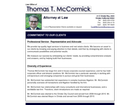 THOMAS MC CORMICK website screenshot