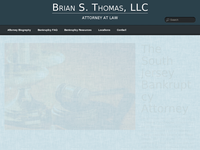 BRIAN THOMAS website screenshot