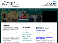 DANA THOMPSON website screenshot