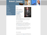 RICHARD THOMPSON website screenshot