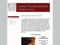 LINDSEY THOMSON website screenshot