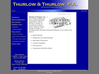 THOMAS THURLOW III website screenshot