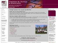 TIMOTHY TUTTLE website screenshot