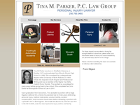 TINA PARKER website screenshot