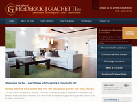 FRED GIACHETTI website screenshot