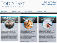 TODD EAST website screenshot