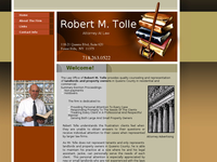 ROBERT TOLLE website screenshot