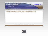 DIANE TOMIC website screenshot
