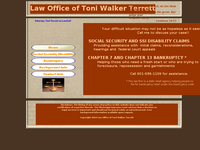 TONI TERRETT website screenshot