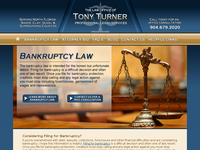 TONY TURNER website screenshot