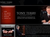 TONY TERRY website screenshot