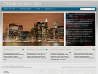 THOMAS TOSCANO website screenshot
