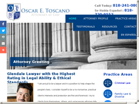 OSCAR TOSCANO website screenshot