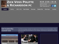 ROBERT ZICK website screenshot