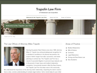 MILES TRAPOLIN website screenshot