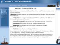 MICHAEL TRAVIS website screenshot