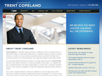 TRENT COPELAND website screenshot